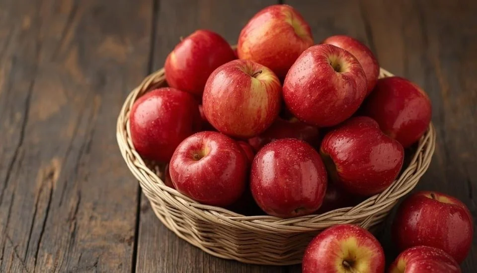Shiny Red Apples